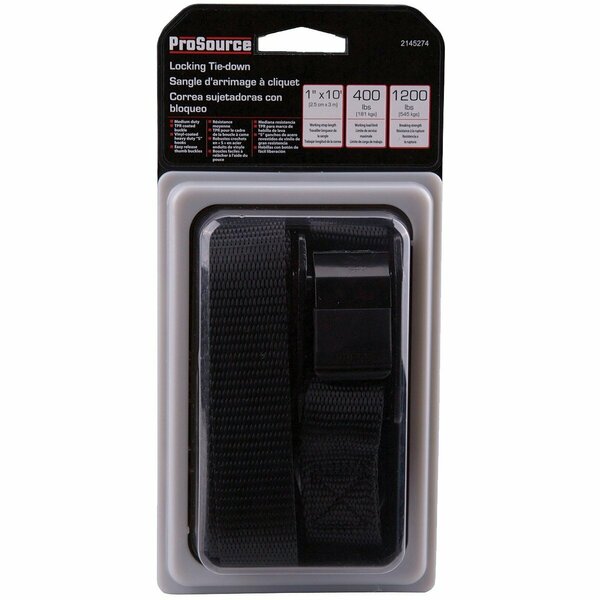 Prosource Tiedown Med Dty Univ 1X10Ft FH64053